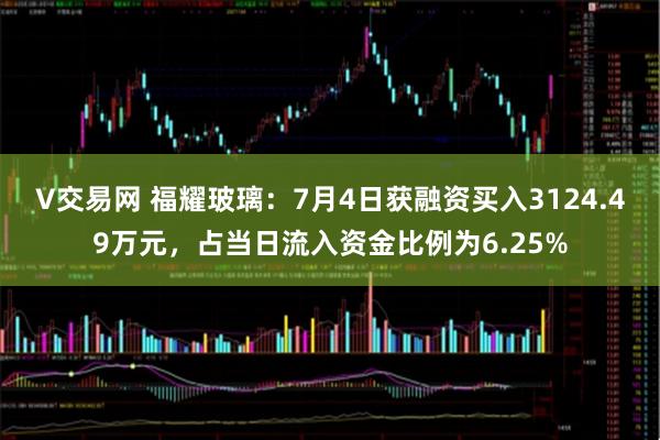 V交易网 福耀玻璃：7月4日获融资买入3124.49万元，占当日流入资金比例为6.25%